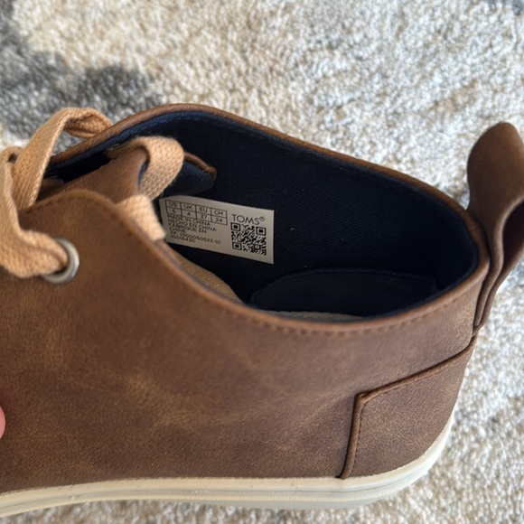 Toms Botas Cupsole Toffee Microsuede Youth 5 shoes - Picture 4 of 7